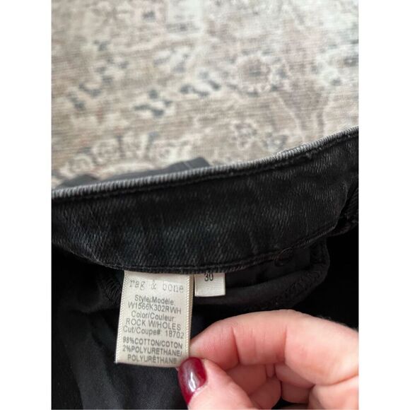 Rag & Bone High Rise Ankle Skinny - Picture 9 of 9